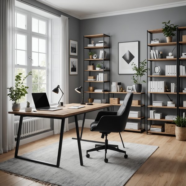 Wie kann man den Grundriss einer Immobilie optimal für Homeoffice-Arbeit gestalten?