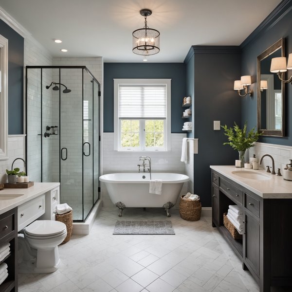 Wie plant man ein Badezimmer für eine große Familie mit unterschiedlichen Bedürfnissen?