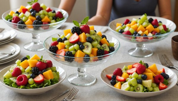 Obstsalat dekorieren: kreative ideen für einladende tischpräsentationen