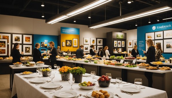 Moderne tischplatten für deinen verkaufsstand pavillon auswählen