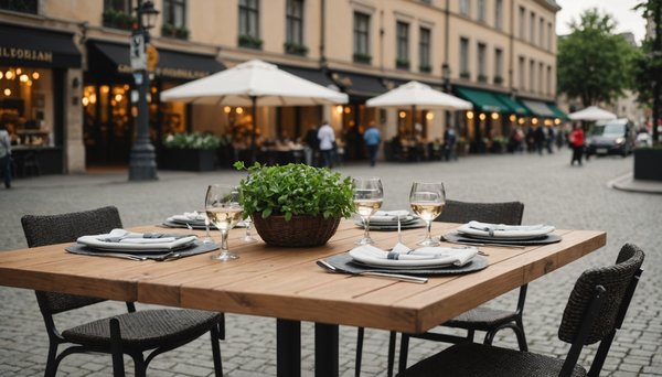 Optimale tischplatten für deinen verkaufsstand im freien