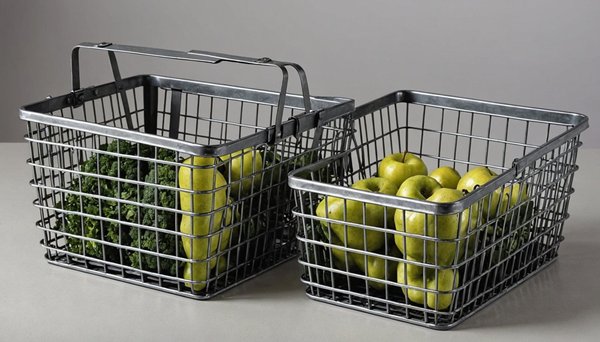 Zinkkörbe rechteckig: vielseitige lösungen für jedes geschäft