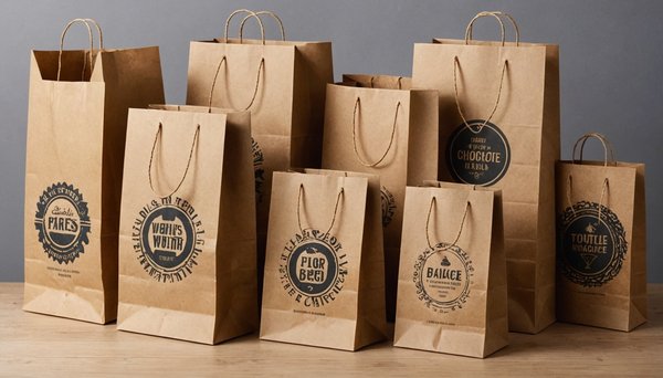 Kraftpapiertüten bedruckt: vielfältige designs für jeden anlass