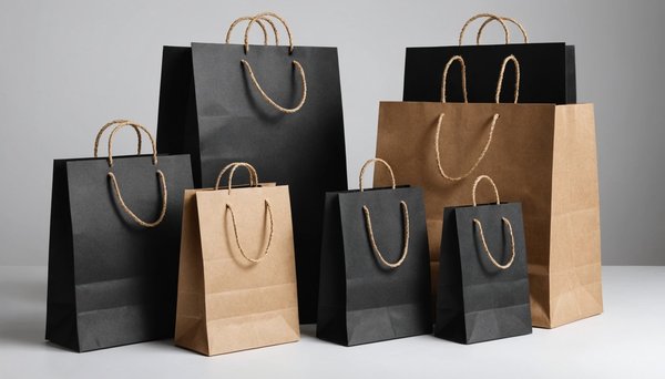Schwarze kraftpapier tüten: eleganz mit praktischem nutzen